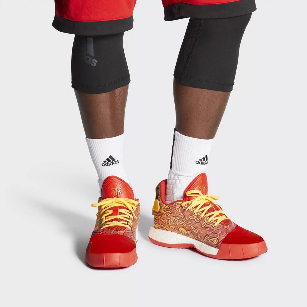 Adidas T-Mac Millennium Tenis De Basketball Rojos Para Mujer (MX-41613)